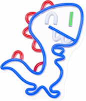 Yooup PM037939 LED Fali neon dekor 33x1.6x26 cm - Díno