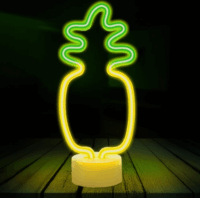 Yooup PM037922 LED Asztali neon dekor 8,5 x 12,8 x 29,5 mm - Ananász