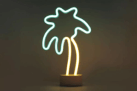 Yooup PM037917 LED Asztali neon dekor 18.5x8.5x29.5 cm - Pálmafa