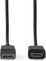 Nedis CCGL37101BK20 DisplayPort - HDMI kábel 2m - Fekete