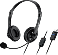 Genius HS-230U Vezetékes USB-A Fejhallgató Headset - Fekete