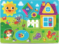 Kids Hits Fa formaillesztő puzzle - Farm