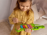 Kid Hits: Krokodil alakú fa xilofon