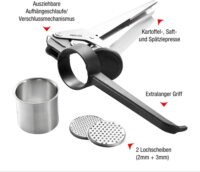 Gefu Force One Rozsdamentes Acél Burgonyaprés - Ezüst