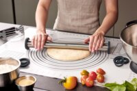 Gefu REGO Rozsdamentes acél Sodrófa + 4 darab Szilikon gyűrű