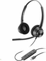 HP Poly EncorePro 320 USB-C Call center Sztereo Headset - Fekete