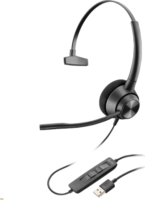 HP Poly EncorePro 310 USB-A Call Center Headset - Fekete