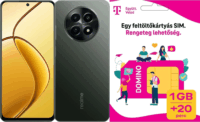 Realme 12X 5G 4/128GB 5G Dual SIM Okostelefon +Domino SIM kártya - Fekete