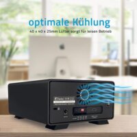 Fantec MB-X2U31H 2x 3,5" USB 3.2 Külső HDD/SSD ház - Fekete