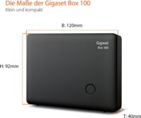 Gigaset Box 100 DECT VoIP Bázisállomás - Fekete