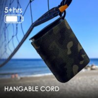 Boompods Beachboom Mini Hordozható Bluetooth hangszóró 5W - Fekete