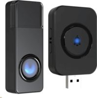 Rev 82160512 Orchestra Okos Vezeték nélküli ajtócsengő 100m hatótávolság - Fekete