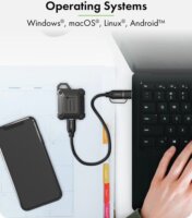 ICY BOX IB-1601MP-CU31 USB 3.2 Mini M.2 NVMe Külső SSD ház - Fekete