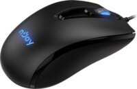 NJOY MSWR-U390-CM01B Vezetékes USB Optikai Egér - Fekete