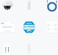 Reolink P437 13.5mm 8MP IP Dome kamera - Fehér