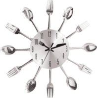 TOO CL-3046 Cutlery különleges Falióra 30,6cm - Ezüst