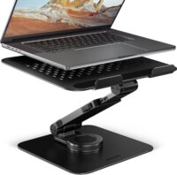 AXAGON STND-LRB 360° Forgatható 17.3" Laptop és Tablet Asztali Állvány - Fekete