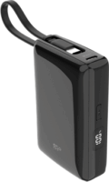 Silicon Power Powerbank Integrált USB-C Kábellel / 10000mAh 22,5W - Fekete