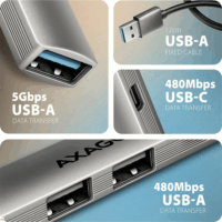 Axagon HUE-STA 4-port USB-A 3.2 HUB