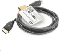 ACT AK4083 DisplayPort 2.1 kábel Apa/Apa 3m - Fekete