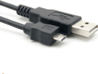 ACT SB0006 USB-A Apa - USB micro B Apa 2.0 Adat és Töltőkábel 1m - Fekete