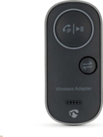 Nedis BTTC2500BK Akkumulátoros Bluetooth 5.0 USB/Aux adó / vevő Adapter - Fekete