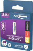 Ansmann 1307-0002 Li-Ion 18650 Akkumulátor microUSB 2600mAh (1db/csomag)