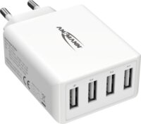 Ansmann HC430 4x USB Hálózati Gyorstöltő Adapter 30W - Fehér