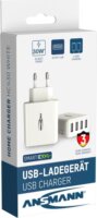 Ansmann HC430 4x USB Hálózati Gyorstöltő Adapter 30W - Fehér