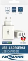 Ansmann HC430 4x USB Hálózati Gyorstöltő Adapter 30W - Fehér