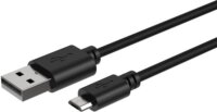 Ansmann 1700-0129 USB 2.0 - micro USB Adat és töltőkábel 1m - Fekete