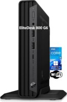 HP EliteDesk 800 G6 Mini Torony Számítógép Fekete (Intel Core i5-10400F / 16GB / 512GB SSD / AMD Radeon R7 430 / Win 11 Pro) - Használt
