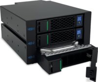 FANTEC WR-C2131-6G HDD/SSD Dokkoló Állomás (SAS/SATA 6G, 3x 3,5"/2,5") - Fekete