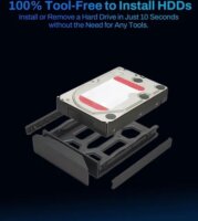 TerraMaster F2-425 4GB 2-rekeszes NAS 2x SSD/HDD - Fekete