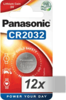 Panasonic CR2032 Lítium Gombelem (12db / csomag)