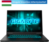Gigabye Gaming A16 3VH Laptop Fekete (16" / AMD Ryzen 7-260 / 16GB / 1TB SSD / Nvidia GeForce RTX 5060)