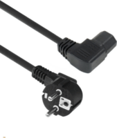 ACT AK5347 250V CEE 7/7 - C15 IEC 60320 Hálózati tápkábel 1,5m - Fekete