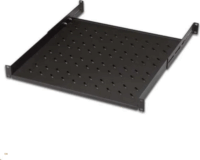 Lande LN-RAF-RMC-1145-BL Rackszekrény polc 19" / 1U / 48,6 x 45 cm - Fekete