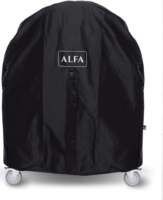 Alfa Forni 4 Pizze Classico Kerti Vízálló Pizzasütő + állvány takaró - Fekete