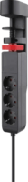 REV 0015728512 Asztalra fogatható Túlfeszültség védő elosztó 3 aljzatos 3m - Fekete