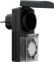 REV 0025700409 Kültéri Időzítő Kapcsoló - Fekete