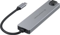 Conceptronic DONN29G 6in1 Univerzális USB-C Laptop dokkoló Állomás 140 Watt