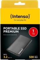 Intenso 1TB USB 3.2 Premium Külső SSD - Fekete