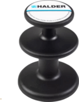 Halder 3688003 Mágneses fali tartó 1x10 - Fekete