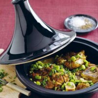 Le Creuset Tajine Öntöttvas Sütőedény 31cm - Fekete