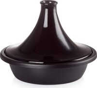 Le Creuset Tajine Öntöttvas Sütőedény 31cm - Fekete