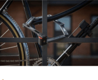 Abus 5700K/80 BK Kulcsos hajtogatható kerékpár zár - Fekete