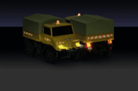Carson RTR MB Unimog U406 Távirányítós teherautó 1:87
