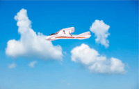 Carson RTF Easy Skydreamer 2,4G Távirányítós repülő - Fehér/Narancs