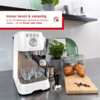 Solis Barista Perfetta Plus Barista kávéfőző 1700 Watt - Fehér